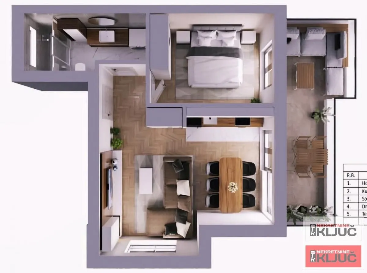 Prodaja, dvosoban stan, 51m², Telep, Novi Sad Sve Podlokacije