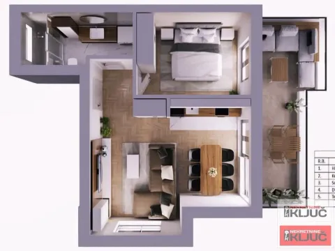 Prodaja, dvosoban stan, 52m², Telep, Novi Sad Sve Podlokacije - image 6