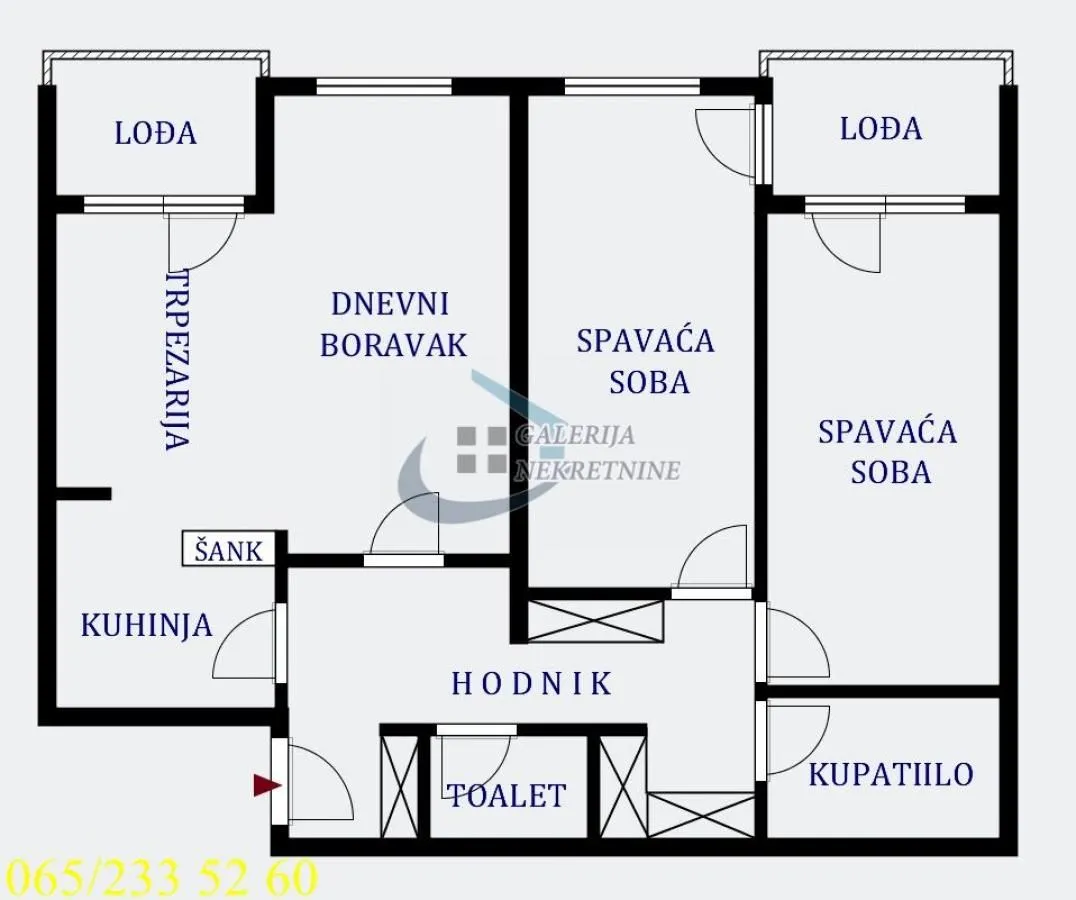 Prodaja, trosoban stan, 84m², Voždovac Sve Podlokacije, Beograd