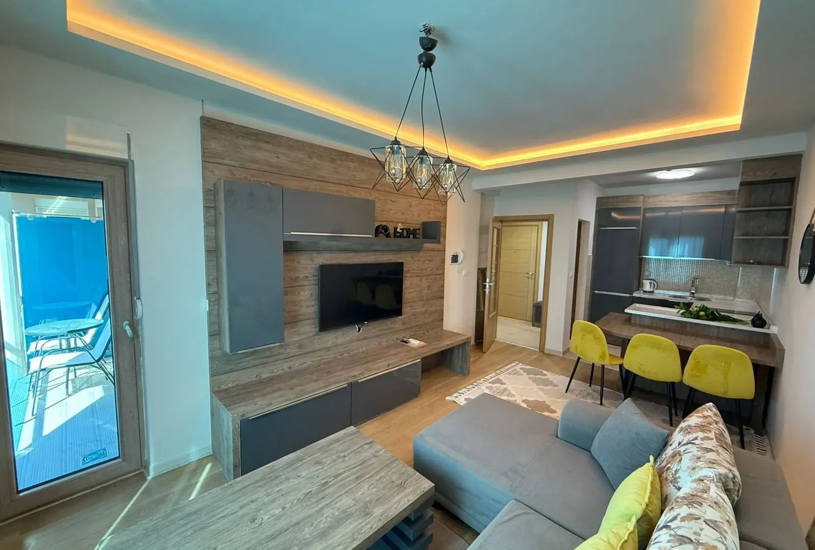 Izdavanje, jednosoban stan, 50m², Pržno, Budva