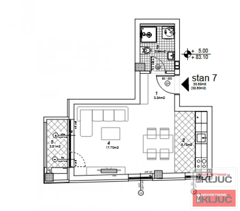 Prodaja, jednosoban stan, 33m², Telep, Novi Sad Sve Podlokacije