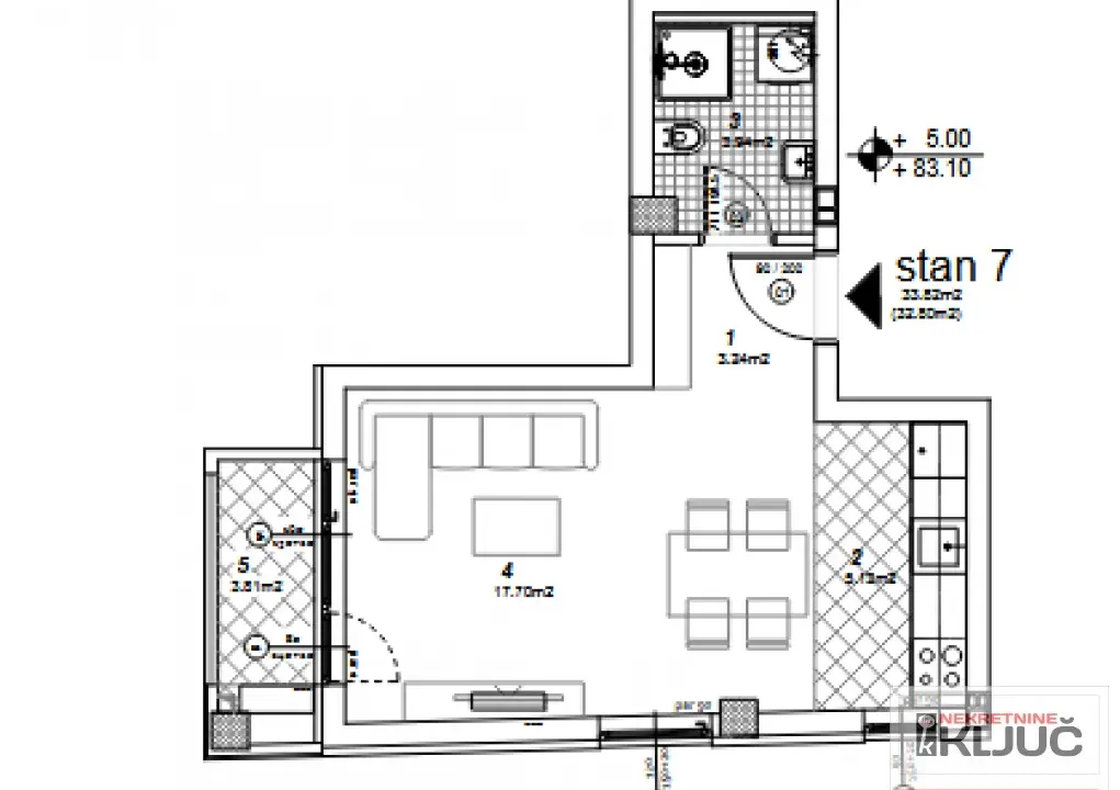 Prodaja, jednosoban stan, 33m², Telep, Novi Sad Sve Podlokacije