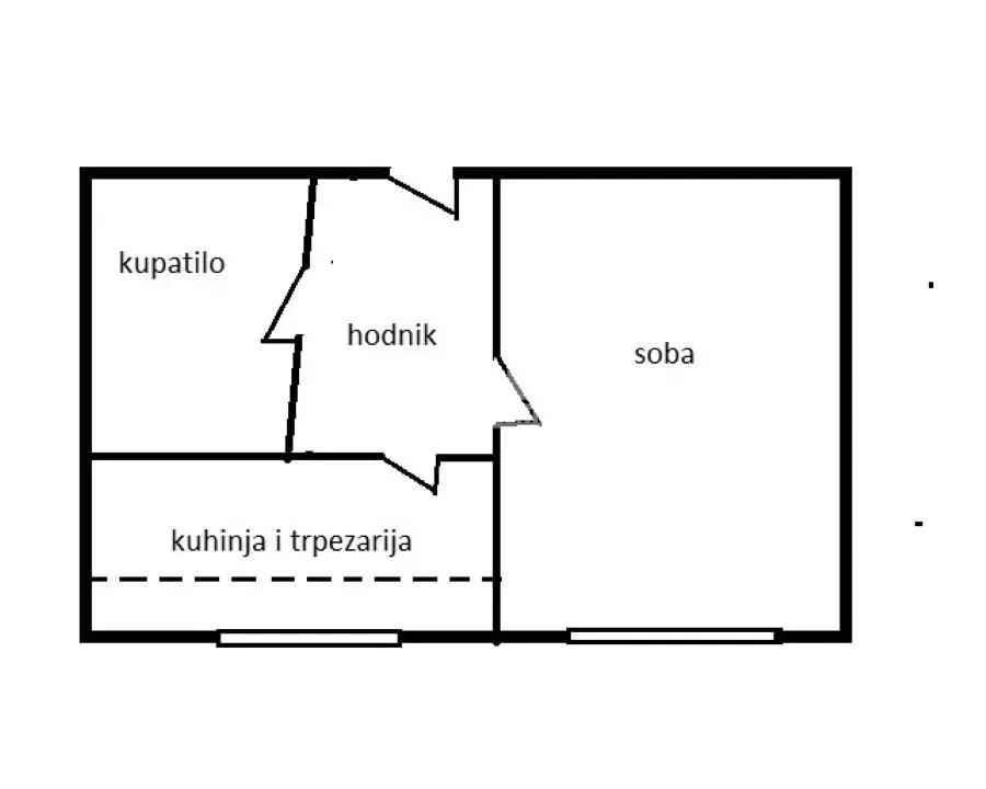 Sale, one bedroom apartment, 36m², Savski Venac, Beograd