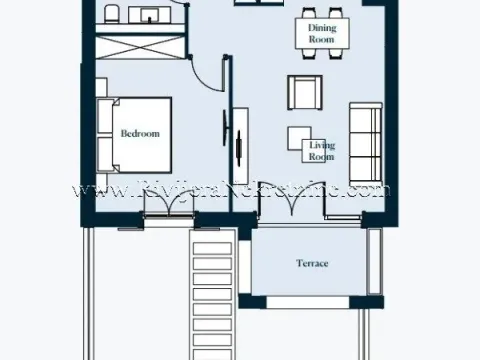 Prodaja, jednosoban stan, 56m², Luštica Bay, Tivat - image 8