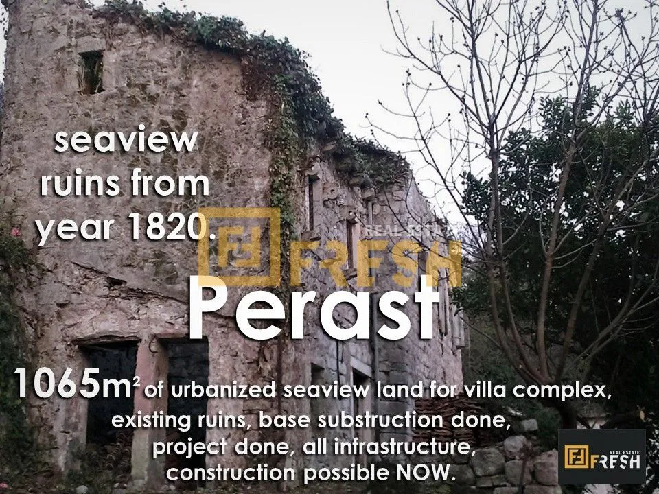 Prodaja, plac, 1065m², Kotor, Crna Gora