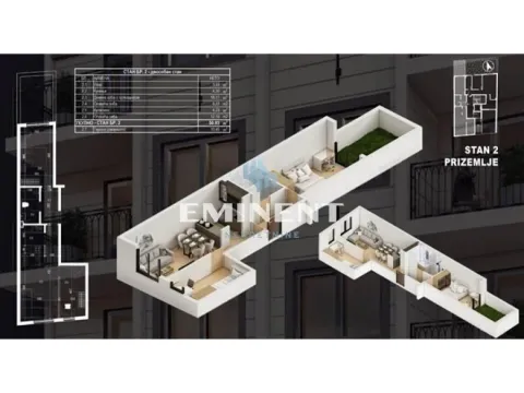 Prodaja, trosoban stan, 61m², Lekino Brdo, Voždovac Sve Podlokacije - image 4