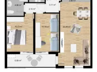 Prodaja, dvosoban stan, 64m², Stari Aerodrom, Podgorica - image 3