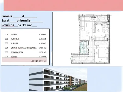 Prodaja, stan, 52m², Podgorica, Crna Gora - image 3