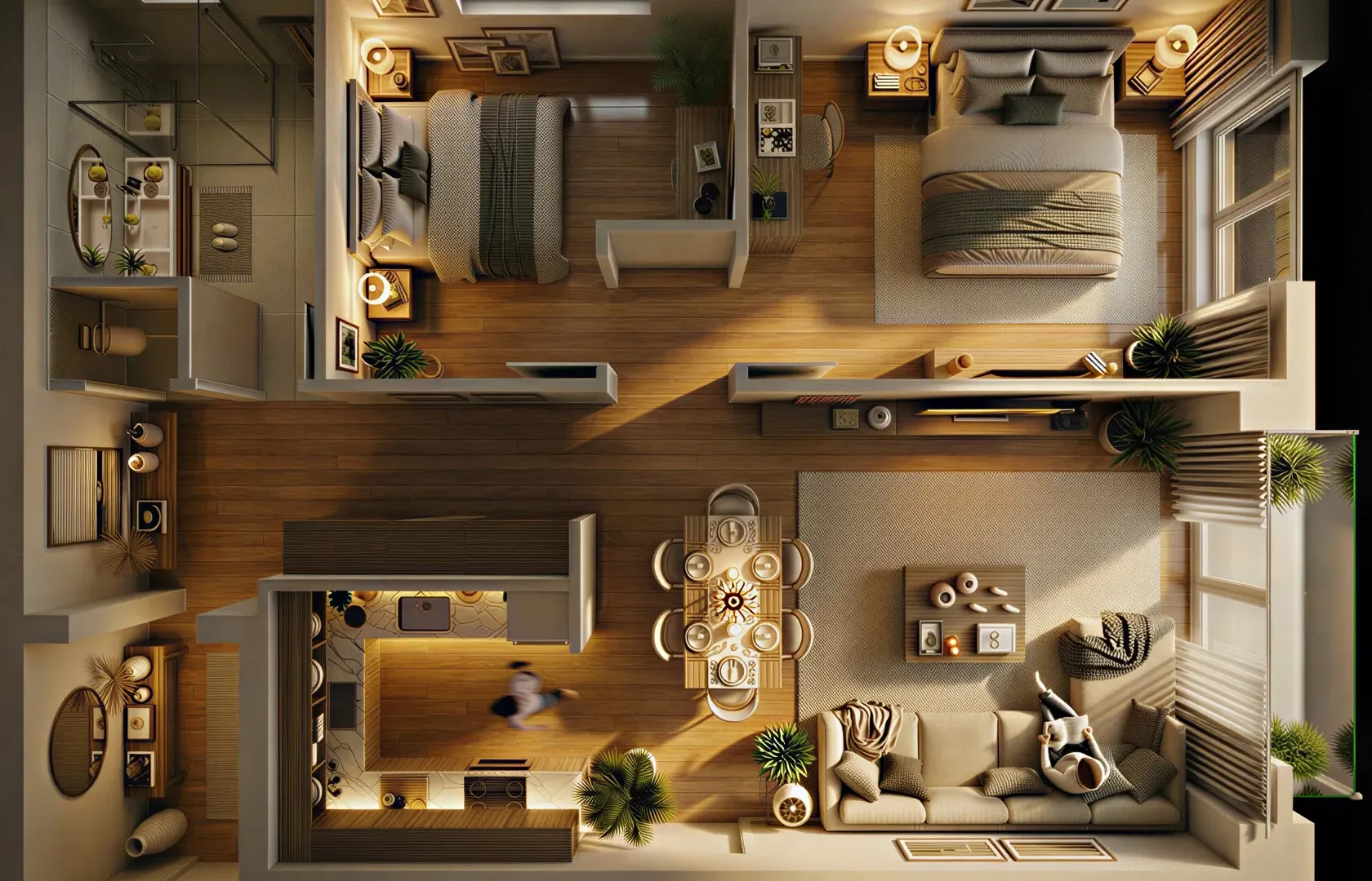 Prodaja, trosoban stan, 55m², Ledine, Beograd