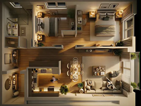 Sale, three bedroom apartment, 55m², Ledine, Beograd - image 14