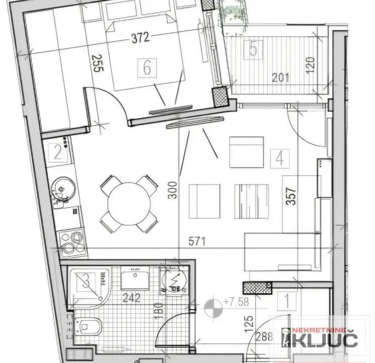 Prodaja, jednosoban stan, 38m², Podbara, Novi Sad Sve Podlokacije