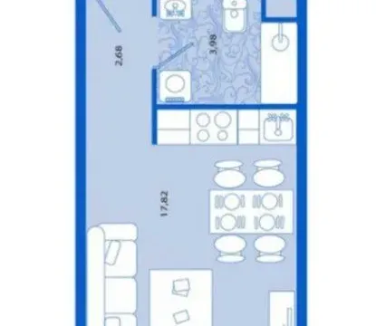 Sale, studio apartment, 29m², Tivat, Crna Gora - image 2