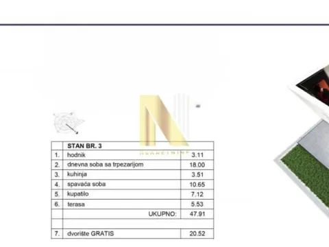 Sale, two bedroom apartment, 48m², Novi Banovci, Stara Pazova - image 12