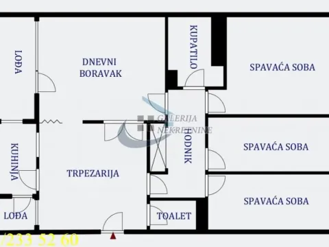 Sale, three bedroom apartment, 83m², Cerak Vinogradi, Beograd - image 5