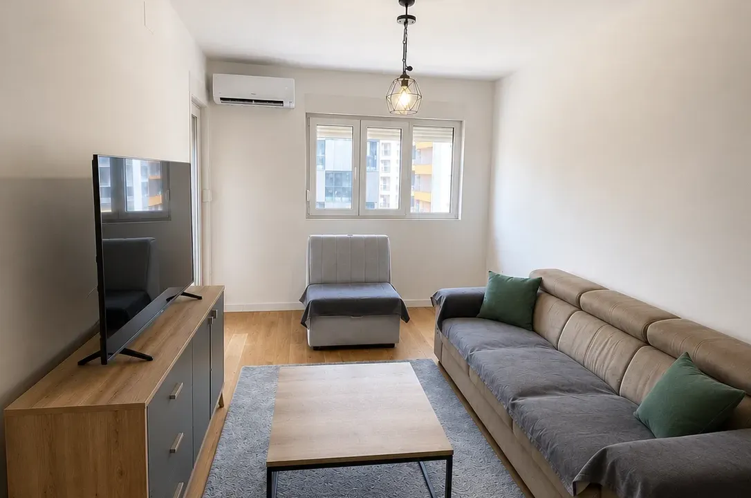 Rent, one bedroom apartment, 47m², Central Point, Podgorica