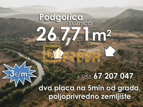 Sale, land lot, 26771m², Ostalo, Podgorica