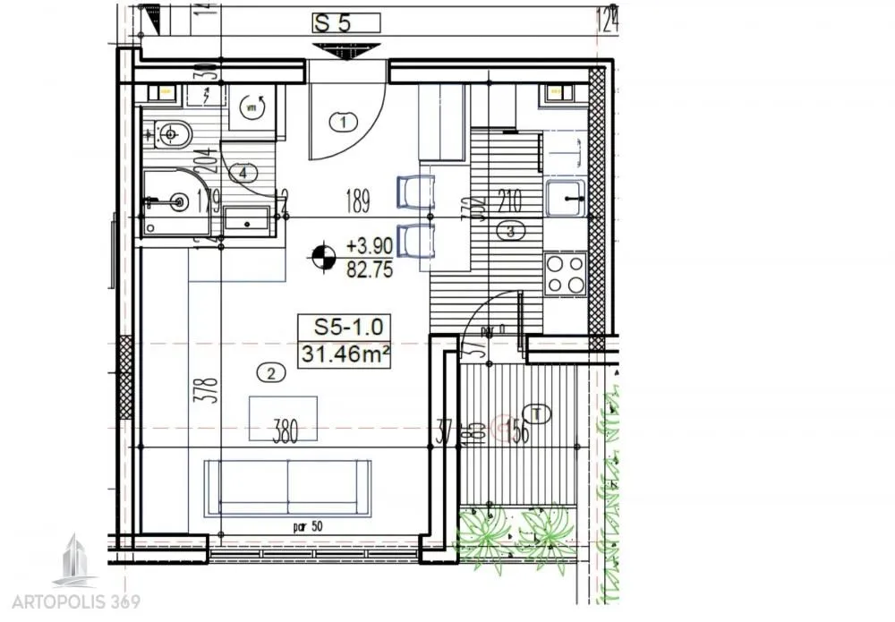 Prodaja, jednosoban stan, 31m², Surčin, Beograd