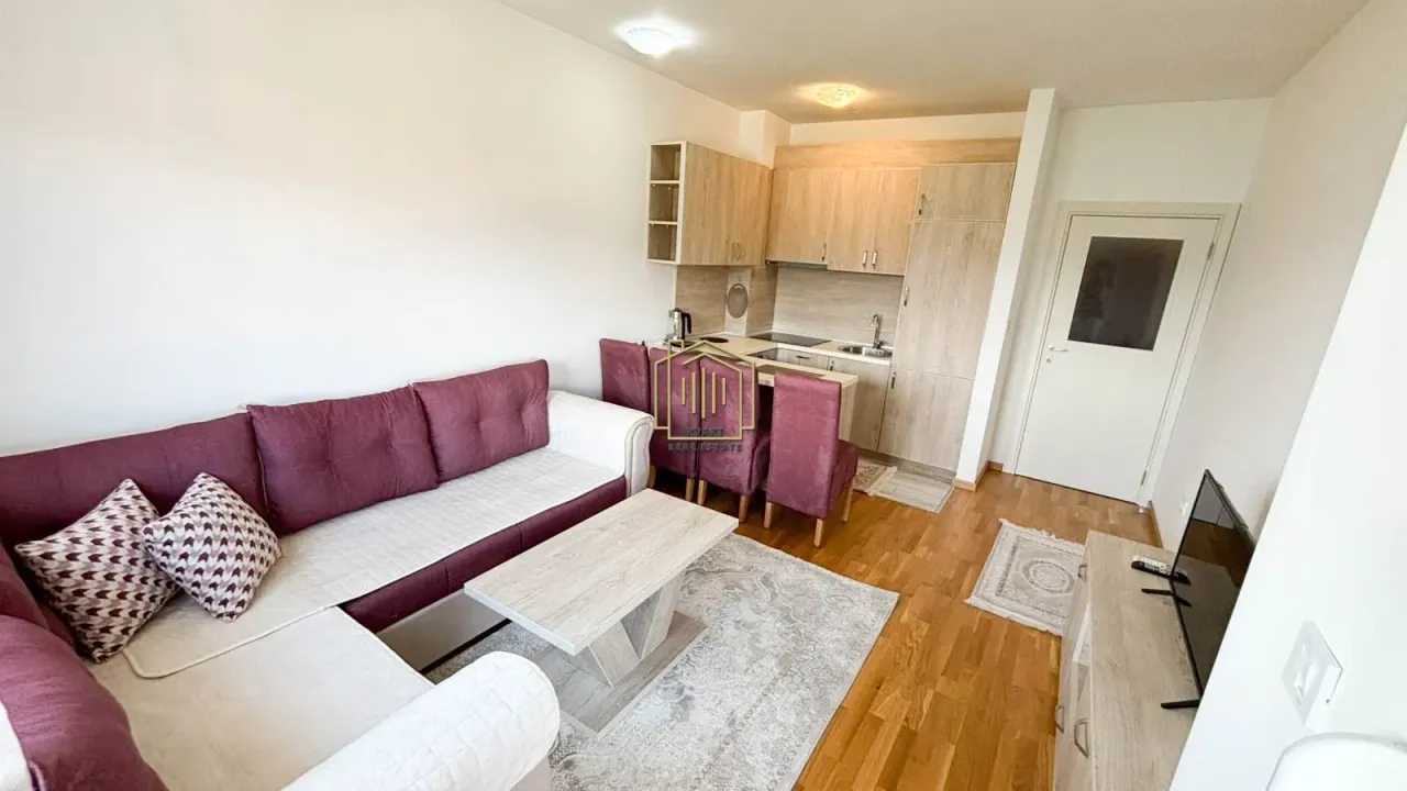 Izdavanje, jednosoban stan, 41m², Stari Aerodrom, Podgorica