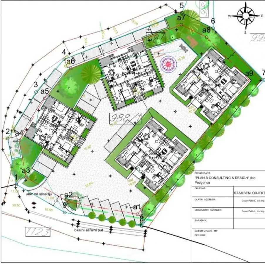Sale, one bedroom apartment, 43m², Budva, Crna Gora