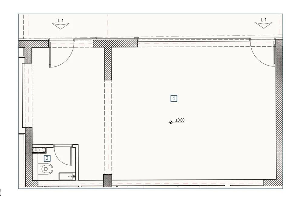 Sale, office space, 41m², Babilonija, Budva