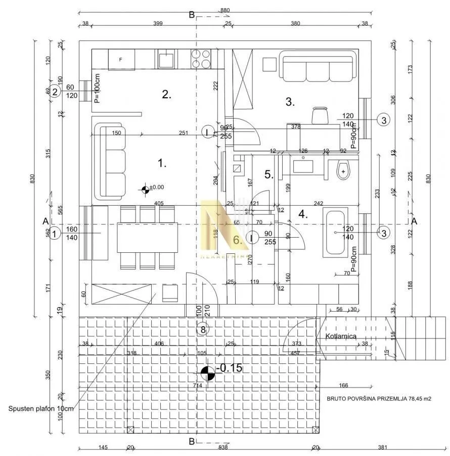 Prodaja, kuća, 132m², Sremska Kamenica, Petrovaradin