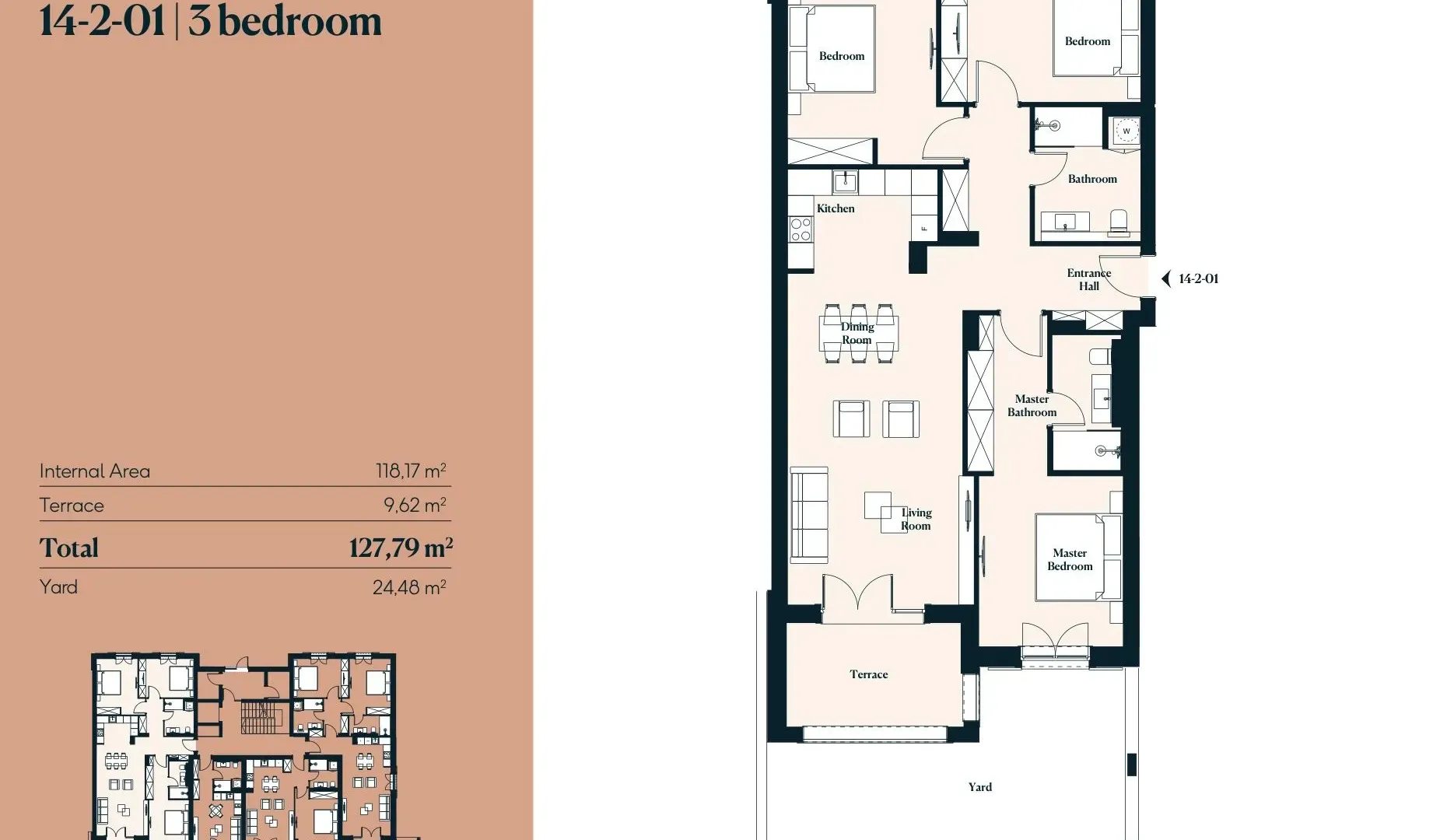 Sale, apartment, 127m², Tivat, Crna Gora