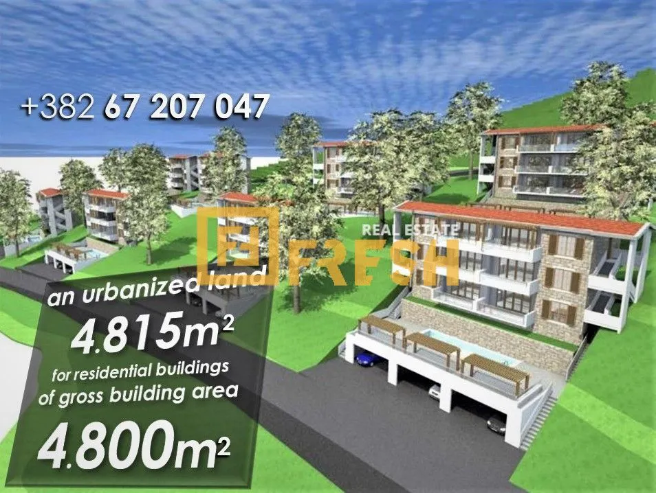 Prodaja, plac, 4815m², Kotor, Crna Gora