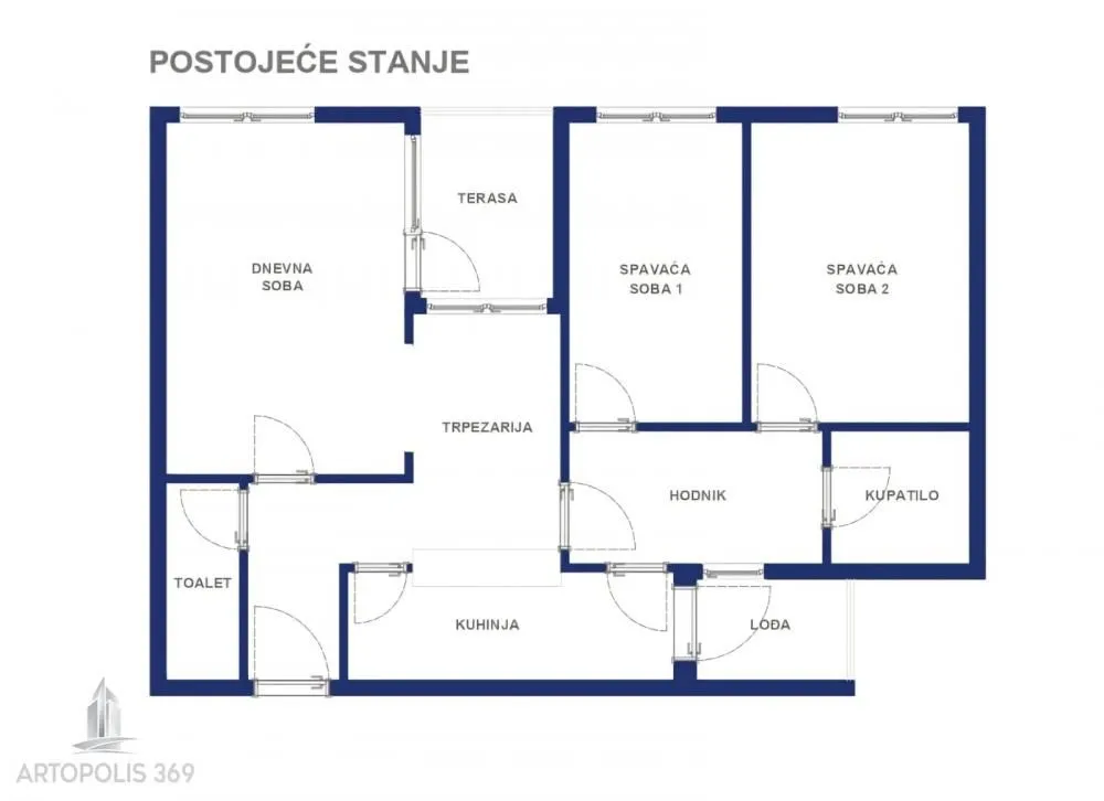 Sale, three bedroom apartment, 79m², Banjica, Voždovac Sve Podlokacije