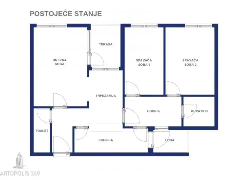 Sale, three bedroom apartment, 79m², Banjica, Voždovac Sve Podlokacije - image 19