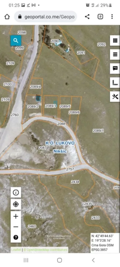 Prodaja, plac, 635m², Nikšić, Crna Gora