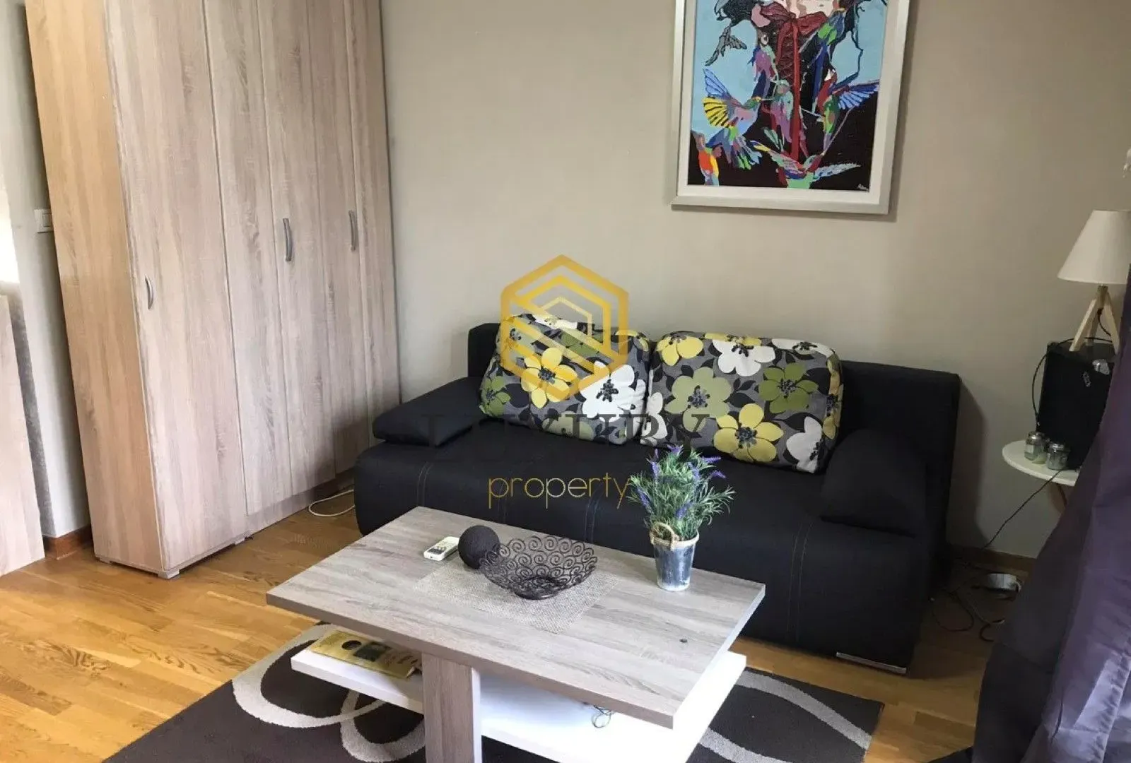 Rent, studio apartment, 31m², City Kvart, Podgorica