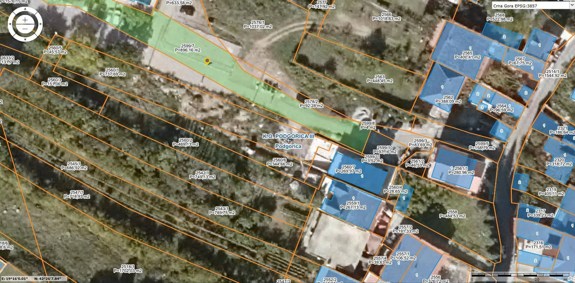 Prodaja, plac, 1085m², Drač, Podgorica