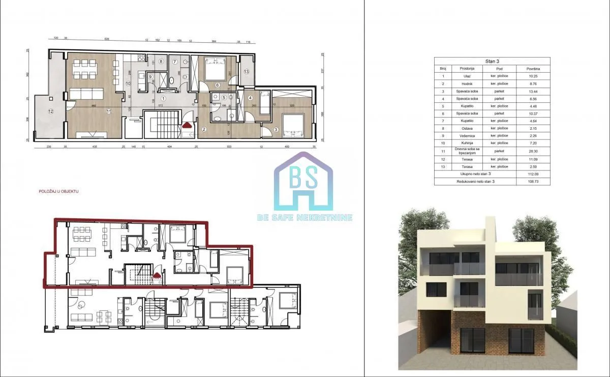 Prodaja, dvosoban stan, 109m², Telep, Novi Sad Sve Podlokacije