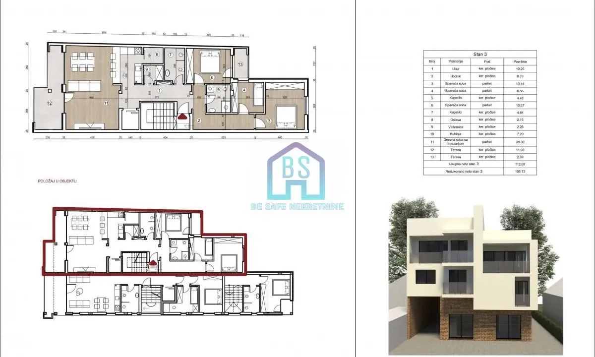 Prodaja, dvosoban stan, 109m², Telep, Novi Sad Sve Podlokacije