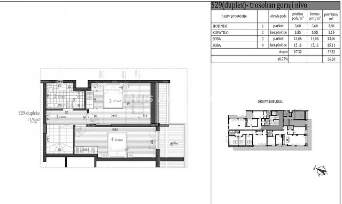 Prodaja, trosoban stan, 74m², Nova Detelinara, Novi Sad Sve Podlokacije