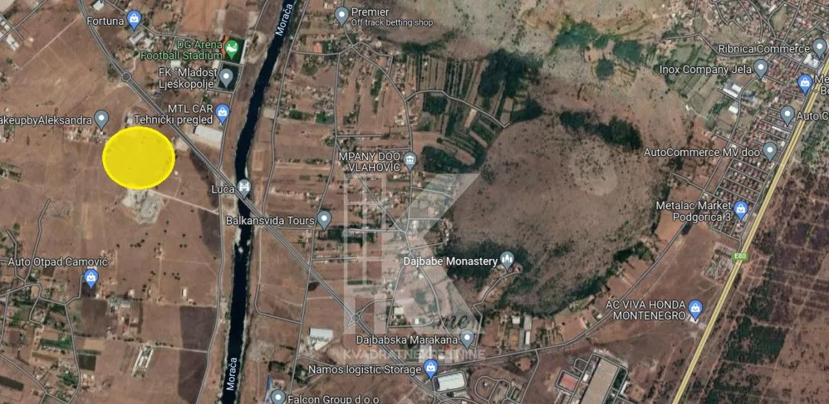 Prodaja, plac, 6000m², Donji Kokoti, Podgorica
