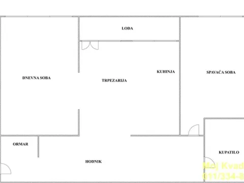 Sale, two bedroom apartment, 68m², Zemun Meandri, Zemun Sve Podlokacije - image 13