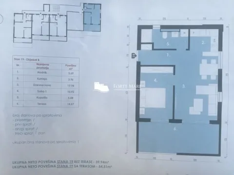 Prodaja, jednosoban stan, 54m², Baošići, Herceg Novi - image 6