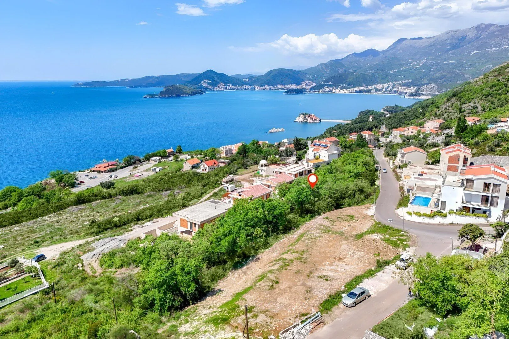 Prodaja, plac, 3563m², Blizikuće, Budva