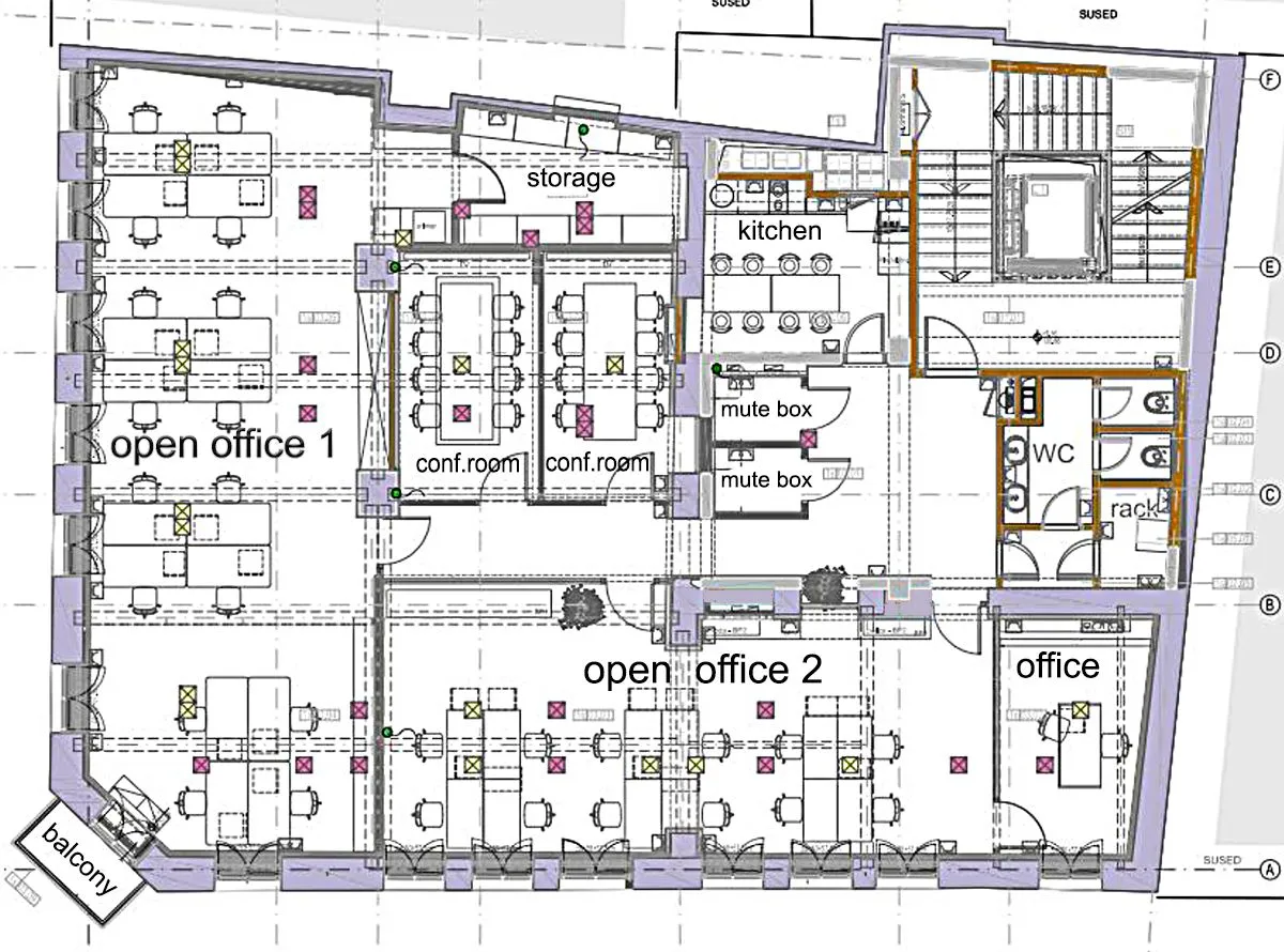 Rent, office space, 270m², Stari grad, Novi Sad