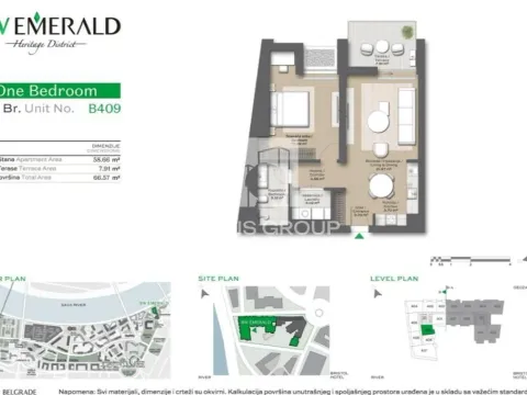 Prodaja, dvosoban stan, 60m², Savski Venac, Beograd - image 18