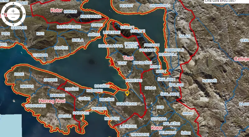 Prodaja, plac, 2400m², Tivat, Crna Gora