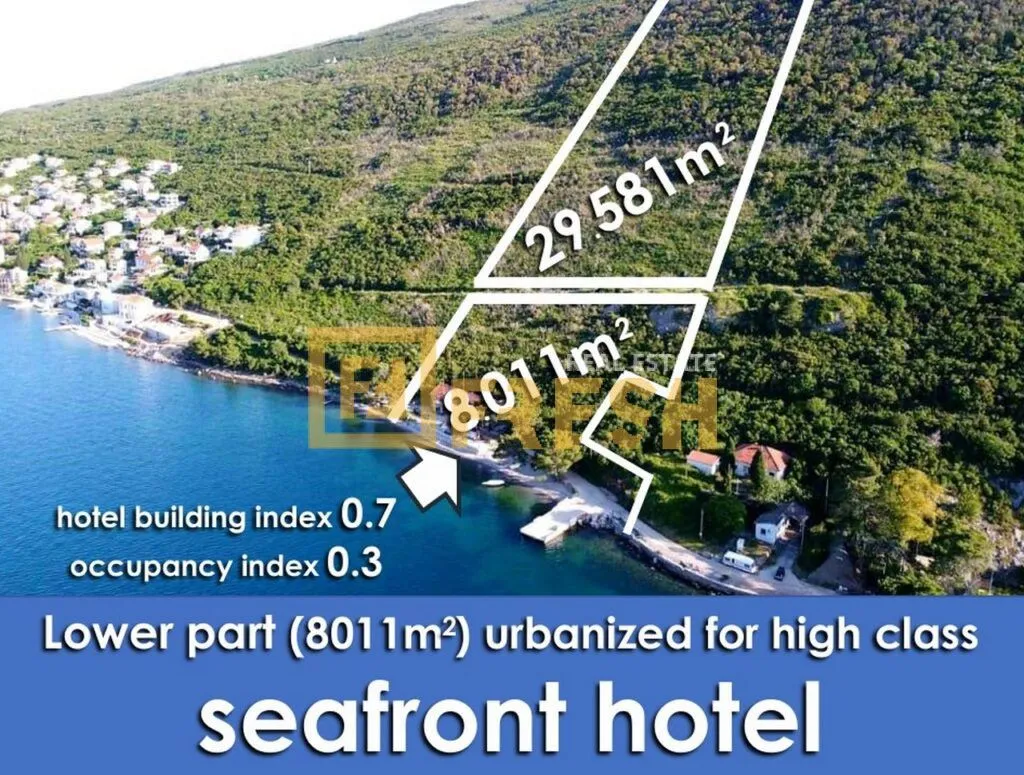 Prodaja, plac, 37592m², Tivat, Crna Gora