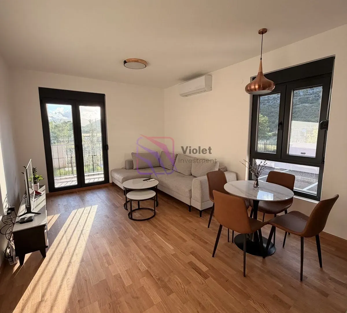 Rent, one bedroom apartment, 61m², Tološi, Podgorica
