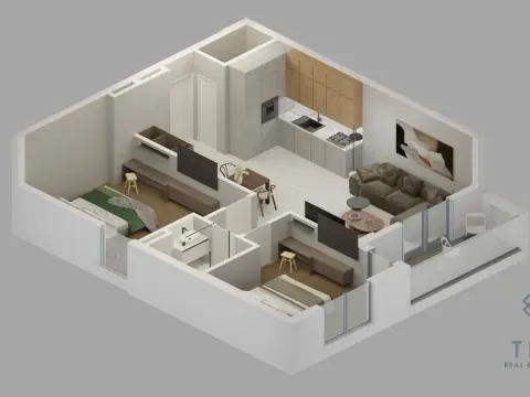 Sale, two bedroom apartment, 73m², Bjeliši, Bar - image 2