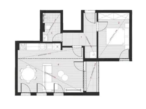 Sale, one bedroom apartment, 47m², Rozino, Budva - image 9