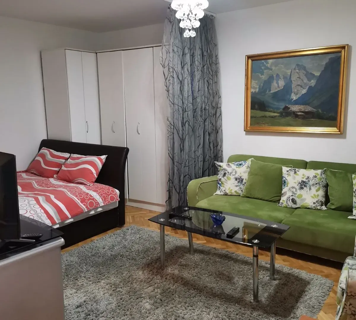 Rent, one bedroom apartment, 47m², Novi Beograd Sve Podlokacije, Beograd