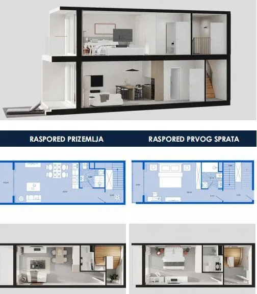 Sale, one bedroom apartment, 79m², Tivat, Crna Gora