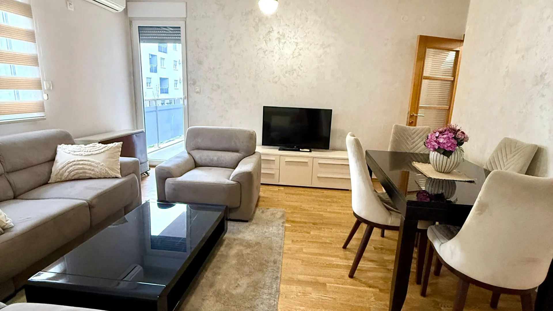 Rent, one bedroom apartment, 47m², Preko Morače, Podgorica