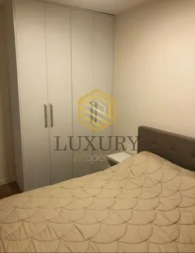 Bedroom with a double bed and a fitted wardrobe. - image 4